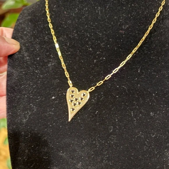 Frieda Rothman Onyx Heart Pendant Necklace